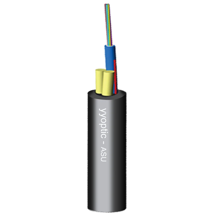 Outdoor Aerial 2-24 Core Mini-Adss Cable Asu-80 Fiber Optic Cable